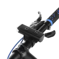 Φακός ποδηλάτου HJ047 USB Rechargeable Waterproof Bike Front Handlebar Flashlight - Μαύρη #3