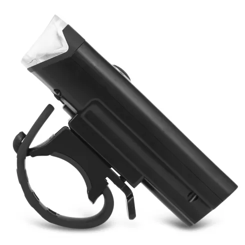 Φακός ποδηλάτου HJ047 USB Rechargeable Waterproof Bike Front Handlebar Flashlight - Μαύρη #8