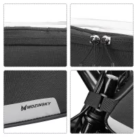 Wozinsky Σακίδιο Ποδηλάτου και Θήκη Τηλεφώνου - Bike Front Storage Bag and Phone Case 1L - Μαύρο #8