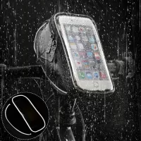 Wozinsky Σακίδιο Τιμονιού Ποδηλάτου με θήκη Touch Screen για κινητό 6,5 inch 0,9L - Μαύρο #2