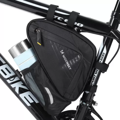 Wozinsky τσαντάκι σκελετού ποδηλάτου frame bottle bag black (WBB23BK)