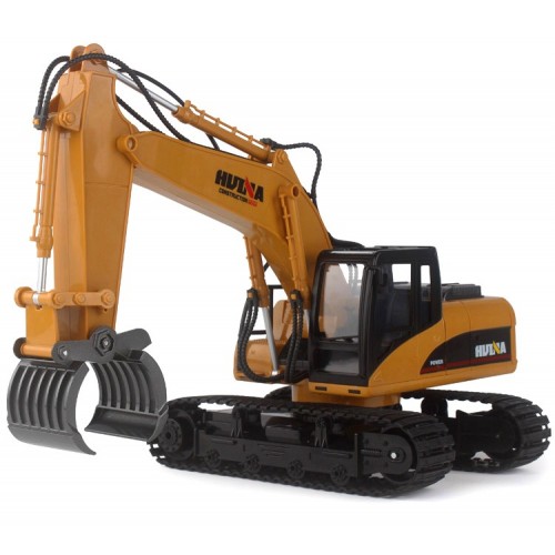 Huina (H-Toys): Εκσκαφέας με λαβή / Tracked Excavator with Grapple 1:14 16CH 2.4GHz RTR