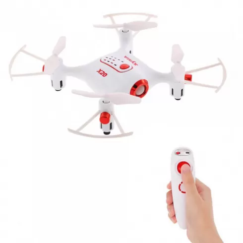 Syma X20-S drone 2,4GHz με εμβέλεια έως 20m, 10,5cm - Λευκό