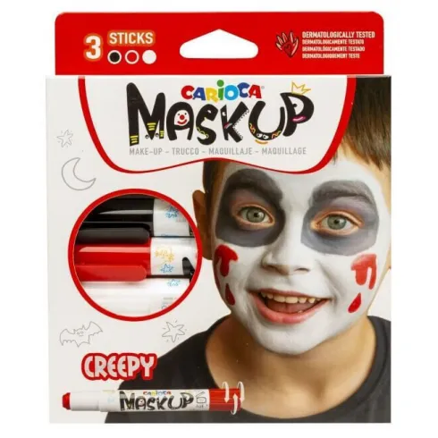 Carioca Μαρκαδόροι για το πρόσωπο Mask Up Creepy 3τεμ (43491)