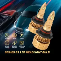 AUXBEAM (2pcs/set) 9005 F-B1 Series LED Headlight Bulbs - 8000LM 6500K #1