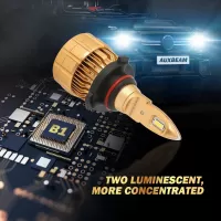 AUXBEAM (2pcs/set) 9005 F-B1 Series LED Headlight Bulbs - 8000LM 6500K #3