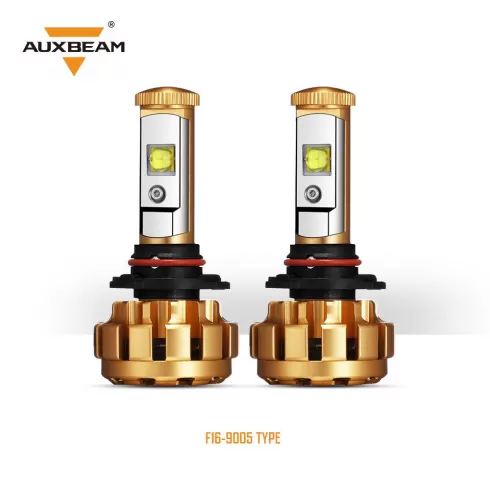 AUXBEAM (2pcs/set)  9005 F-16 Series LED Headlight Bulbs - 6000K 6000LM