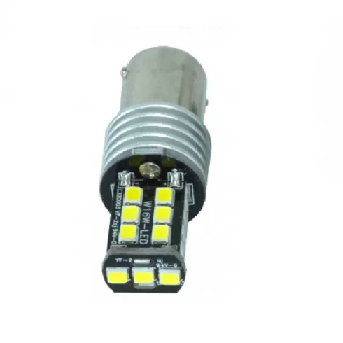 Μονοπολική λάμπα LED Canbus 1156 2835 15 SMD γαλάζιο 1 τεμ. OEM