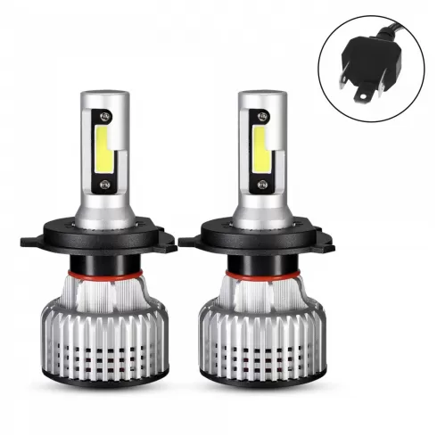 NOVSIGHT H4 LED 12V/24V 72W 10000LM 6500K IP68 A500 N12 2 x 36W