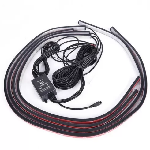 OEM Λεντοταινία 4τεμ για κάτω από το αυτοκίνητο αδιάβροχη με εφαρμογή στο κινητό (W7682)