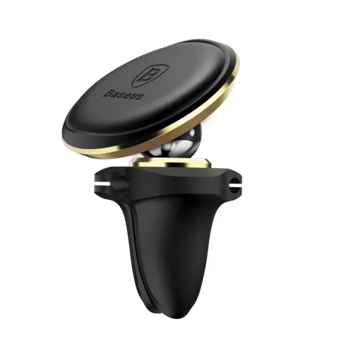Baseus SUGX020015 Magnetic Air Vent Car Mount with Cable Clip Holder luxury gold #2