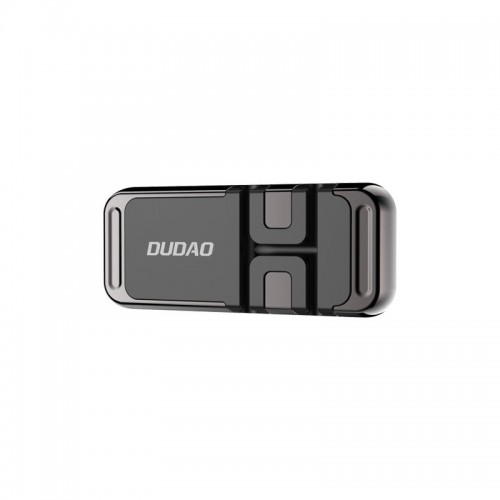 Dudao Αυτοκόλητη Βάση Καλωδίων για το Αυτοκίνητο - self-adhesive Universal Magnetic Car Mount Cable Holder for Dashboard, Μαύρο (F11s)