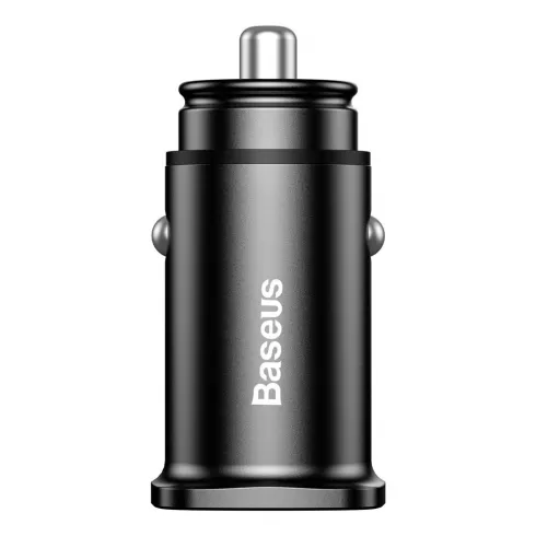 Baseus Square Universal Έξυπνος Φορτιστής Αυτοκινήτου 2x USB - Μαύρο (CCALL-DS01)