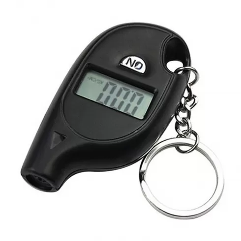 Mini Portable Digital LCD Tire Tyre Wheel Air Pressure Gauge Tester Keychain for Car