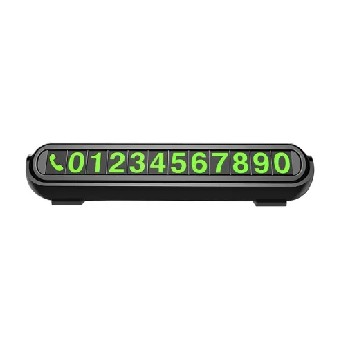 OEM Magnetic Car Temporary Parking Card Phone Number Card Board Accessories Modeling