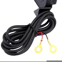 IZTOSS 2 in 1 Motorcycle Handlebar Elastic Cellphone Stand Holder USB Charger Power Outlet Socket #6