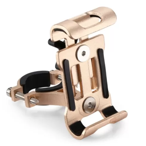 Aluminum Alloy Bicycle Motorcycle Mobile Phone Bracket  GOLD #12