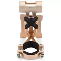 Aluminum Alloy Bicycle Motorcycle Mobile Phone Bracket  GOLD #10