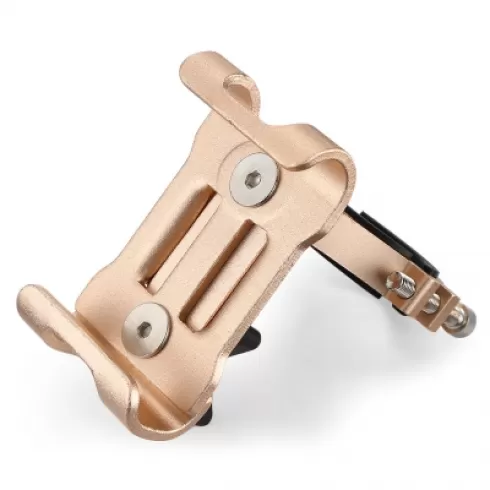 Aluminum Alloy Bicycle Motorcycle Mobile Phone Bracket  GOLD