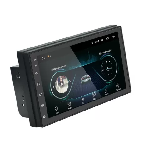 Podofo A2222KT 2 Din Android 9.1 Car Radio 7" Car Stereo GPS Navigation WIFI BT FM Phone