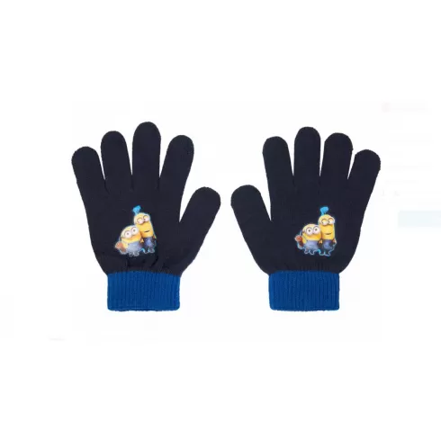 Σετ σκούφος και γάντια Minions για παιδιά - ΣΚΟΥΡΟ ΜΠΛΕ #2