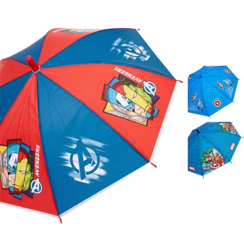 Παιδική ομπρέλα Avengers Υ60cm Φ76cm μπλε-κόκκινο