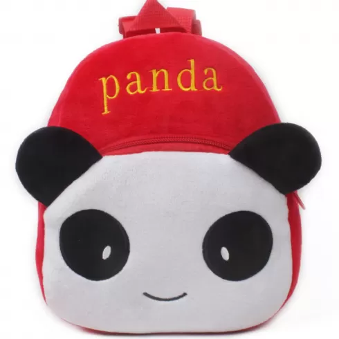 Βρεφική Τσάντα Πλάτης Panda Κόκκινη as 878