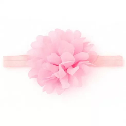 Βρεφική κορδέλα ροζ λουλούδι 