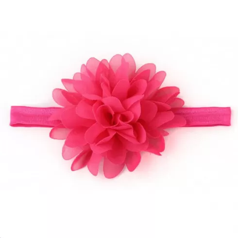 Βρεφική κορδέλα φούξια λουλούδι 