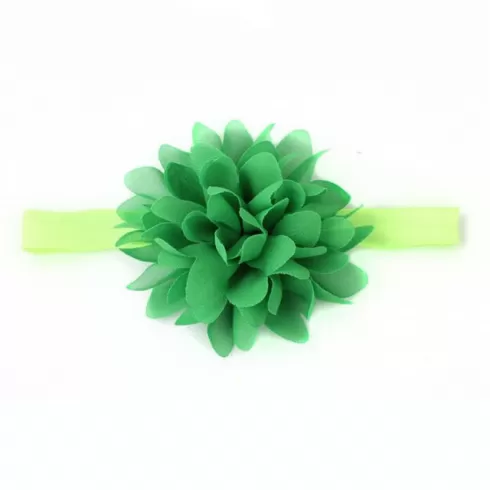 Βρεφική κορδέλα πράσινο λουλούδι 