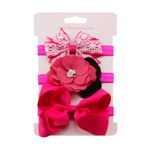 Κορδέλες σε αποχρώσεις του φούξια 3τμχ 