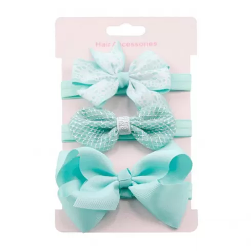 Κορδέλες σε αποχρώσεις του μέντας 3τμχ 