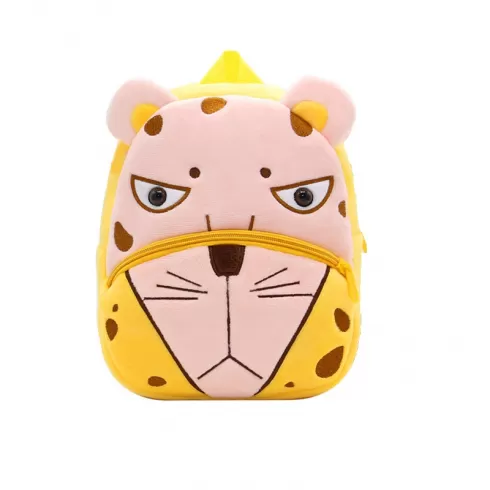 Kakoo Design Βρεφική Τσάντα Πλάτης leopard κίτρινη KZ-330