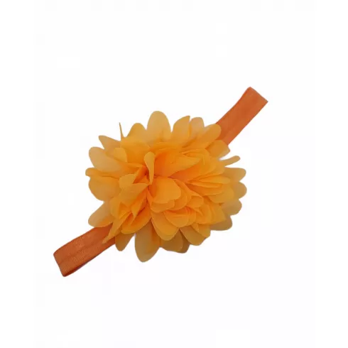Βρεφική κορδέλα πορτοκαλί λουλούδι 