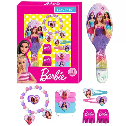Σετ αξεσουάρ ομορφιάς 11 τεμαχίων Barbie 24x18x3,5cm