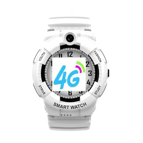 Wonlex KT25 Sports Style Round 4G WIFI Video Call GPS Smartwatch - ΛΕΥΚΟ