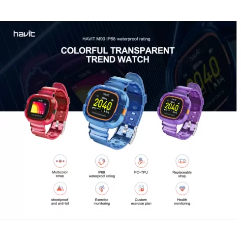 Ρολόι Smart - Havit M90 (Green) #1