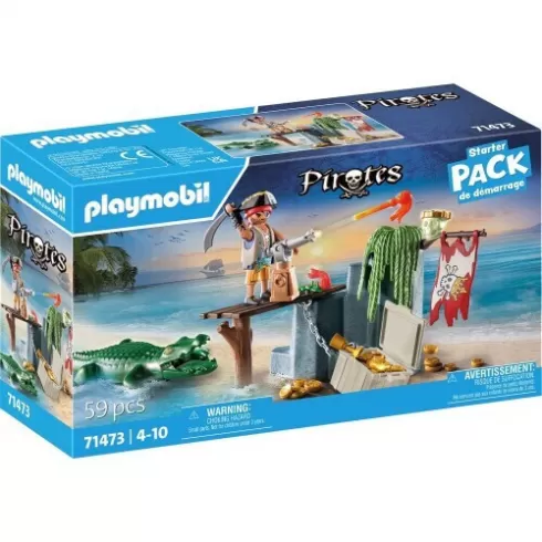 Playmobil Starter Pack Πειρατής με Αλιγάτορα 71473