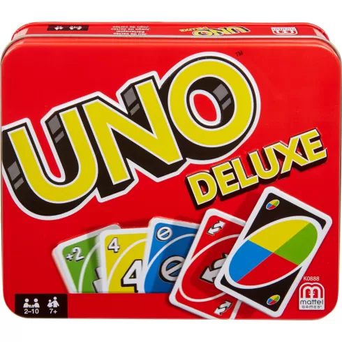 Mattel Επιτραπέζιο Παιχνίδι Uno Deluxe Card Game για 2-10 Παίκτες 7+ Ετών K0888