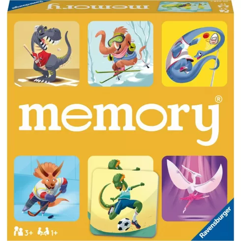 Ravensburger Επιτραπέζιο Παιδικό Παιχνίδι Memory Δεινόσαυροι σε Δράση 20628