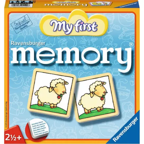 Ravensburger Memory: "Το Πρώτο μου Memory" 21129 Eπιτραπέζιο Παιχνίδι Mνήμης Educational Game