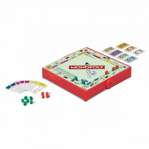 Hasbro Επιτραπέζιο Παιχνίδι Διασκέδαση Παντού Monopoly για 2-4 Παίκτες 8+ Ετών 867669 #1