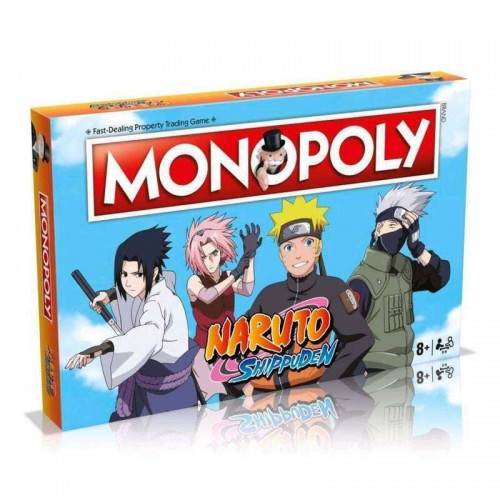 Winning Moves Επιτραπέζιο Παιχνίδι Monopoly Naruto Shippuden για 2-6 Παίκτες 8+ Ετών WM00167-EN1 ΑΓΓΛΙΚΗ ΕΚΔΟΣΗ