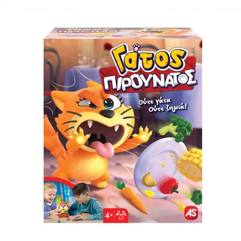 AS Games Επιτραπέζιο παιχνίδι γάτος πιρουνάτος για ηλικίες 4+ χρονών και 2-4 παίκτες 1040-24912
