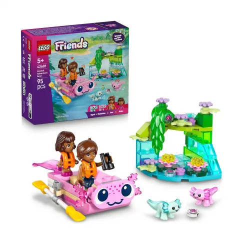 LEGO friends βάρκα-αξολότλ για περιπέτειες για 5+ ετών 42681
