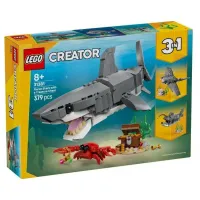 LEGO® Creator: Άγριος καρχαρίας με σεντούκι θησαυρού 31381