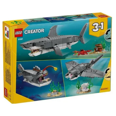 LEGO® Creator: Άγριος καρχαρίας με σεντούκι θησαυρού 31381 #1