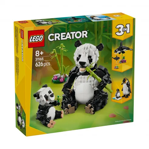 LEGO® Creator 3 se 1: Άγρια ζώα: Οικογένεια Πάντα (31165) #1