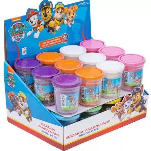 John Hellas Paw Patrol Πλαστελίνη - Μονό Βαζάκι 100γρ - 1 τεμάχιο 03977PM τυχαία επιλογή χρώματος