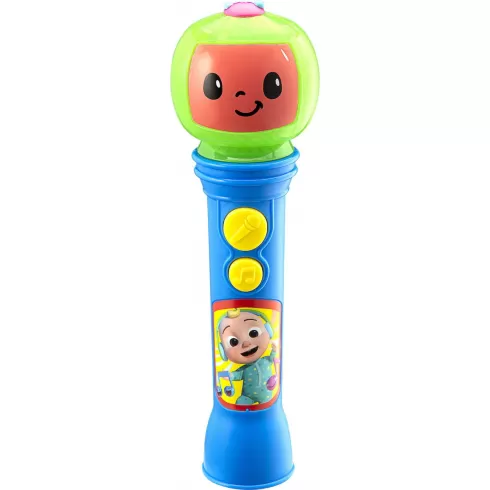 eKids Cocomelon MP3 Ασύρματο Μικρόφωνο Karaoke για παιδιά με ενσωματωμένη μουσική, φωτισμό, Sound Effects (CO-070) (Μπλε/Πράσινο/Κόκκινο)